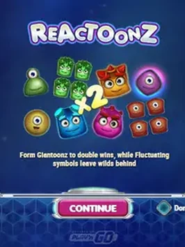 Reactoonz slot in the Cas2bet Casino lobby